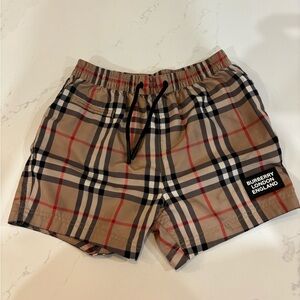 Boys Burberry swim shorts
